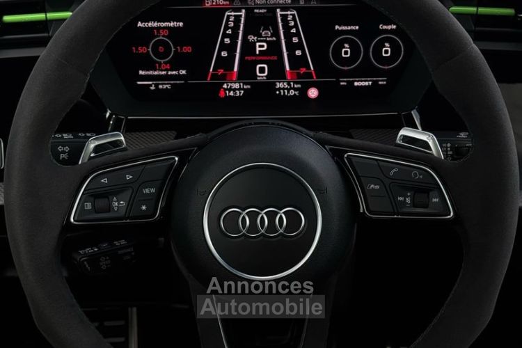 Audi RS3 Limousine 400CH Quattro MALUS PAYE Garantie 6 ans LED Bang & Olufsen Sièges Toit Ouvrant Pack Black Carplay 19P 659-mois - <small></small> 73.900 € <small>TTC</small> - #9