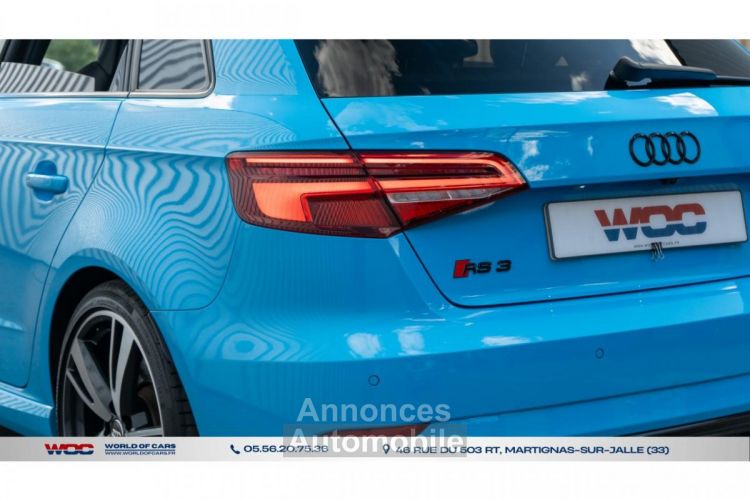 Audi RS3 Quattro 2.5 TFSI - 400 - BV S-tronic 8V SPORTBACK . PHASE 2 - <small></small> 53.900 € <small>TTC</small> - #77