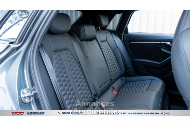 Audi RS3 Quattro 2.5 TFSI - 400 - BV S-tronic 8Y SPORTBACK . PHASE 1 - <small></small> 83.900 € <small>TTC</small> - #49