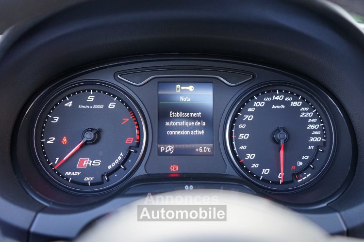 Audi RS3 Sportback 2.5 TFSI 367 Ch STronic7 - Malus Payé - 596 €/mois - T.O, Magnetic Ride, Echap. RS, Sièges RS, Audio B&O, Caméra, Carbone - Révisée 2024 - <small></small> 36.950 € <small>TTC</small> - #28