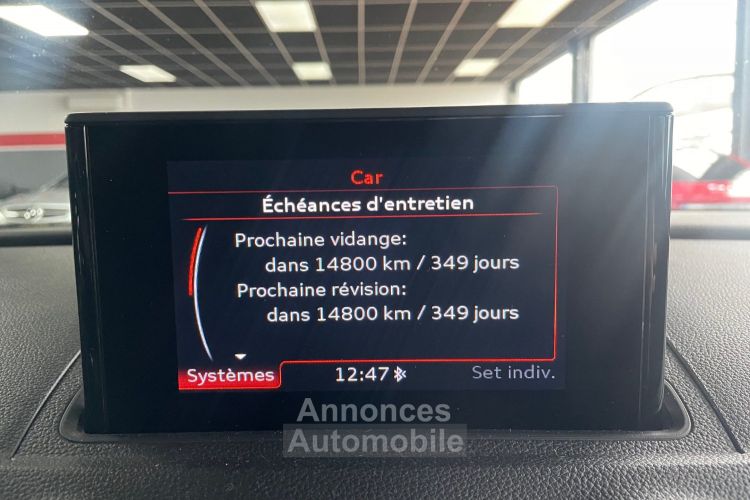 Audi RS3 Sportback 2.5 TFSI 367 Ch STronic7 - Malus Payé - 596 €/mois - T.O, Magnetic Ride, Echap. RS, Sièges RS, Audio B&O, Caméra, Carbone - Révisée 2024 - <small></small> 36.950 € <small>TTC</small> - #39