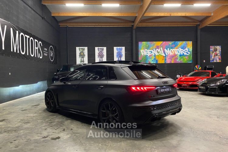 Audi RS3 Sportback 2.5 TFSI 400 CH Noir Mat Eco taxe Payé 2022 - <small></small> 68.990 € <small>TTC</small> - #3