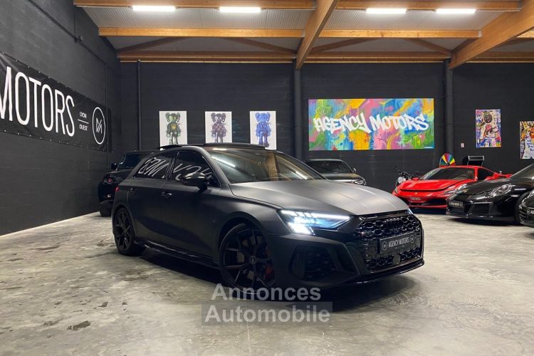 Audi RS3 Sportback 2.5 TFSI 400 CH Noir Mat Eco taxe Payé 2022 - <small></small> 68.990 € <small>TTC</small> - #4