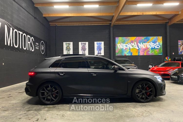 Audi RS3 Sportback 2.5 TFSI 400 CH Noir Mat Eco taxe Payé 2022 - <small></small> 68.990 € <small>TTC</small> - #5