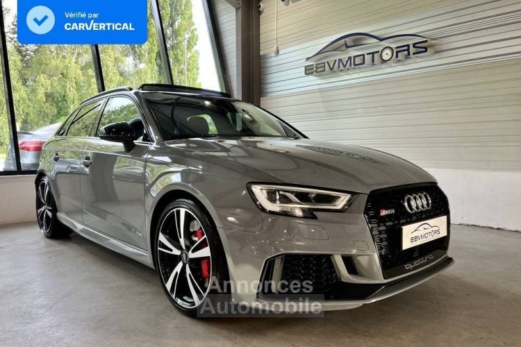 Audi RS3 Sportback 2.5 TFSI 400 cv quattro toit ouvrant gris nardo - <small></small> 44.990 € <small>TTC</small> - #1