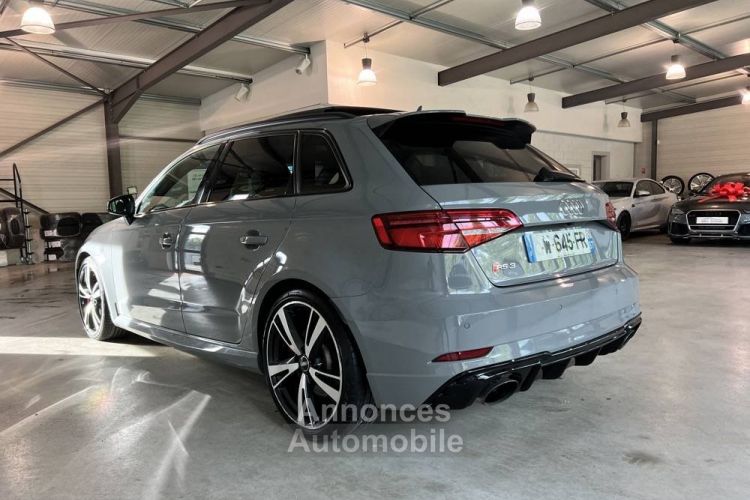 Audi RS3 Sportback 2.5 TFSI 400 cv quattro toit ouvrant gris nardo - <small></small> 44.990 € <small>TTC</small> - #7