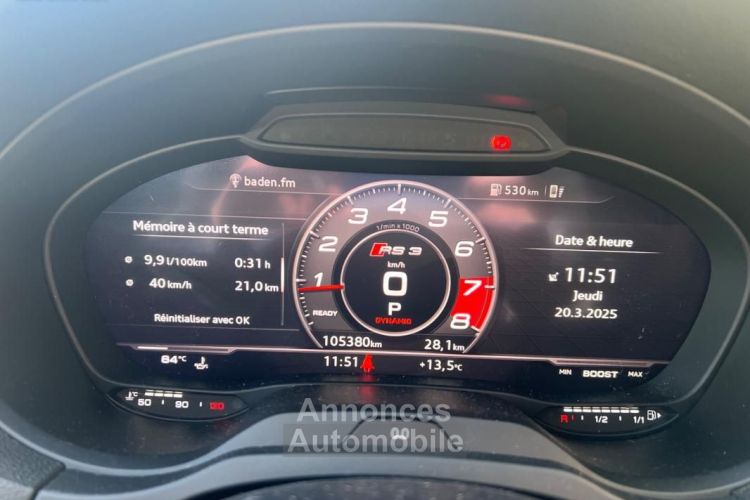 Audi RS3 SPORTBACK 2.5 TFSI 400 QUATTRO S-TRONIC BVA GARANTIE 6 MOIS - <small></small> 37.990 € <small>TTC</small> - #15