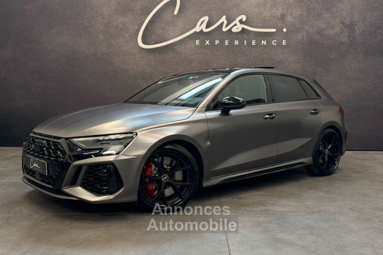 Audi RS3 Sportback 2.5 TFSI 400cv S-Tronic 7 Quattro – BANG&OLUFSEN MATRIX LED AFFICHAGE TETE HAUTE ECHAPPEMENT SPORT TOIT OUVRANT PANORAMIQUE - - <small></small> 73.900 € <small>TTC</small> - #1