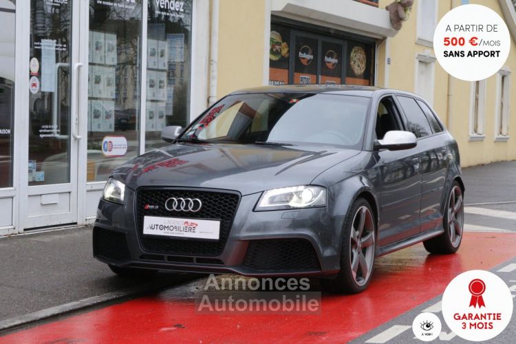 Audi RS3 Sportback (8P) 2.5 TFSI 340 Quattro S-TRONIC 7 (Carnet complet, Meplat, Rotor 19) - <small></small> 24.990 € <small>TTC</small> - #1