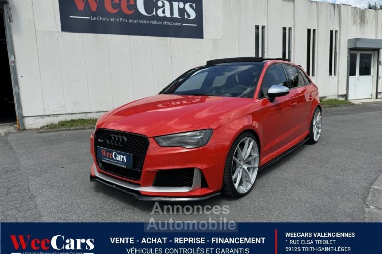 Audi RS3 SPORTBACK Quattro 2.5 TFSI 367cv BV S-tronic - Rouge Misano - Garantie 12 mois - <small></small> 38.900 € <small>TTC</small> - #1