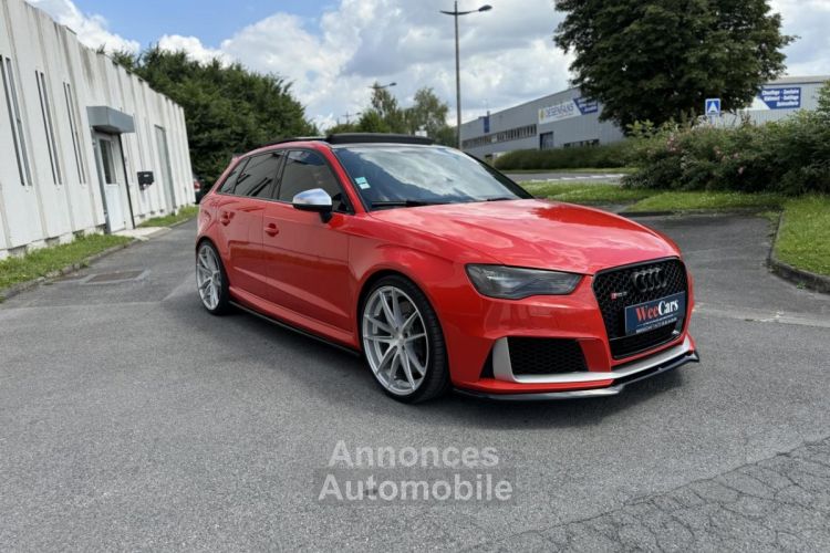 Audi RS3 SPORTBACK Quattro 2.5 TFSI 367cv BV S-tronic - Rouge Misano - Garantie 12 mois - <small></small> 38.900 € <small>TTC</small> - #3