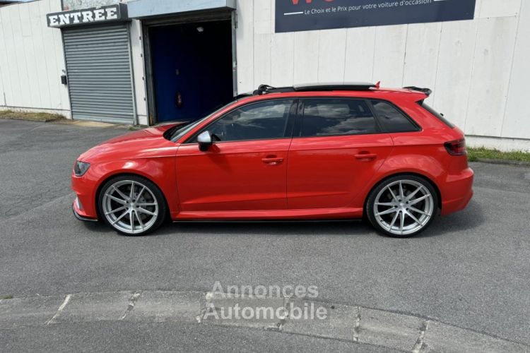 Audi RS3 SPORTBACK Quattro 2.5 TFSI 367cv BV S-tronic - Rouge Misano - Garantie 12 mois - <small></small> 38.900 € <small>TTC</small> - #4