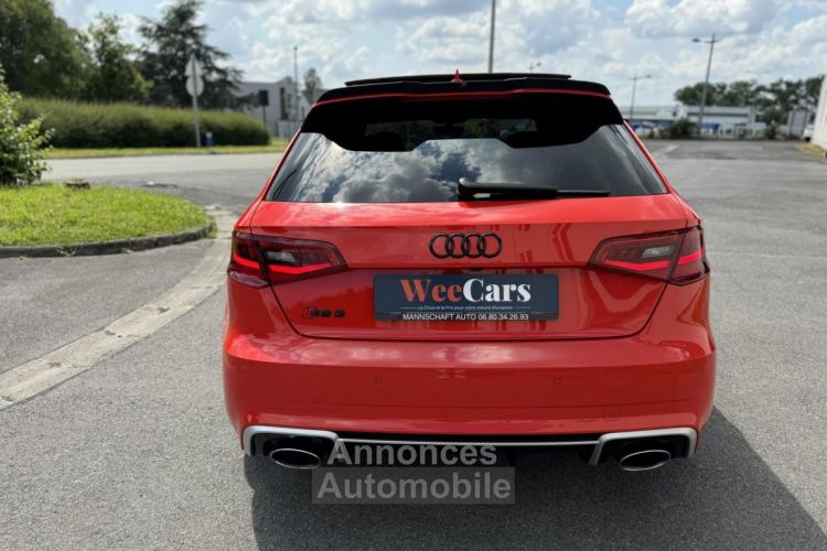 Audi RS3 SPORTBACK Quattro 2.5 TFSI 367cv BV S-tronic - Rouge Misano - Garantie 12 mois - <small></small> 38.900 € <small>TTC</small> - #5