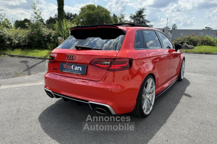 Audi RS3 SPORTBACK Quattro 2.5 TFSI 367cv BV S-tronic - Rouge Misano - Garantie 12 mois - <small></small> 38.900 € <small>TTC</small> - #12