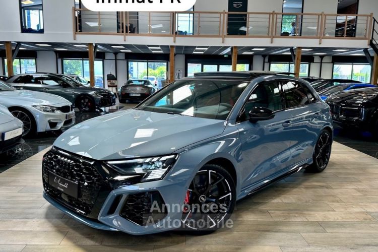 Audi RS3 Sportback Quattro 2.5 TFSI 400 ch gris KEMORA + Freins CERAMIQUE FULL OPTIONS - <small></small> 92.990 € <small>TTC</small> - #1