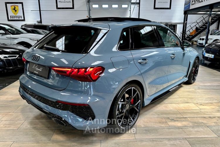 Audi RS3 Sportback Quattro 2.5 TFSI 400 ch gris KEMORA + Freins CERAMIQUE FULL OPTIONS - <small></small> 92.990 € <small>TTC</small> - #5