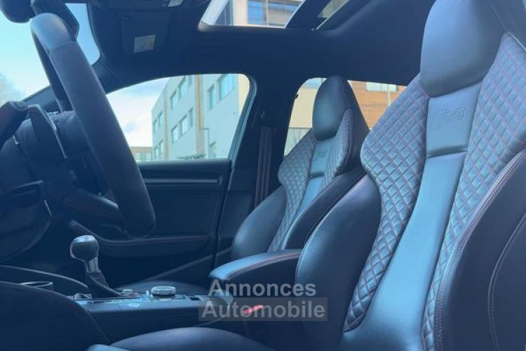 Audi RS3 Sportback TFSI 400CH S-tronic Malus payé Suivie complet Garantie 6 ans Toit ouvrant Baquets chauffants Pack black Caméra de recul Bang & Olufsen 19 - <small></small> 42.990 € <small>TTC</small> - #5