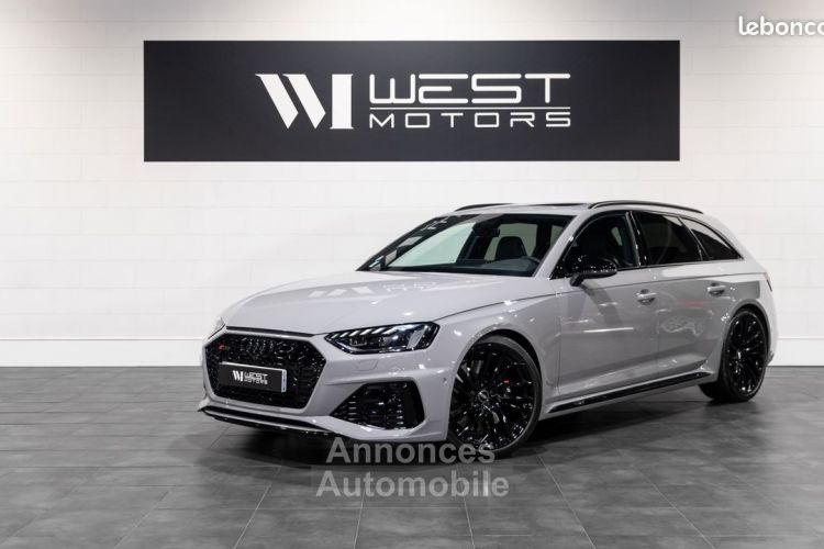 Audi RS4 B9 Avant V6 2.9 450 – Française TO Échap. Sport Châssis Carbone B&O 1399EMOIS - <small></small> 94.900 € <small>TTC</small> - #1