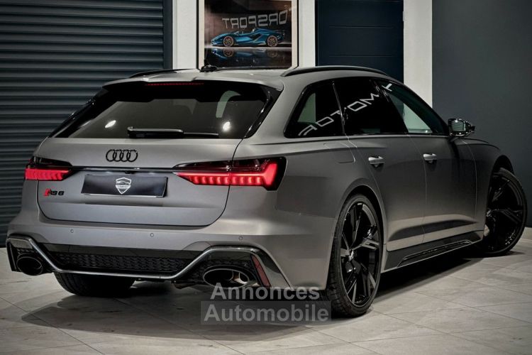 Audi RS6 AVANT II 4.0 V8 600 Ch QUATTRO PACK BLACK EXCLUSIVE FEUX MATRIX V-MAX- JA22 ACC LIGNE MILTEK B&O GRIS MATT FRANÇAISE - <small></small> 139.990 € <small>TTC</small> - #3