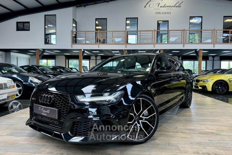 Audi RS6 AVANT PERMORMANCE V8 4.0 QUATTRO 605cv FULL BLACK CARBONE IMMAT FR MILLTEK + C - <small></small> 74.990 € <small>TTC</small> - #1