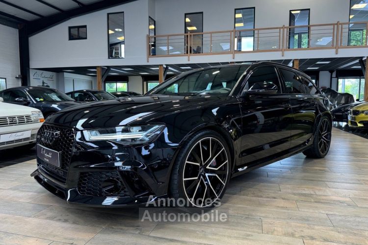 Audi RS6 AVANT PERMORMANCE V8 4.0 QUATTRO 605cv FULL BLACK CARBONE IMMAT FR MILLTEK + C - <small></small> 74.990 € <small>TTC</small> - #2