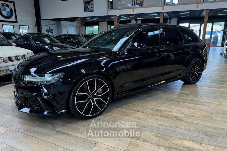 Audi RS6 AVANT PERMORMANCE V8 4.0 QUATTRO 605cv FULL BLACK CARBONE IMMAT FR MILLTEK + C - <small></small> 74.990 € <small>TTC</small> - #5