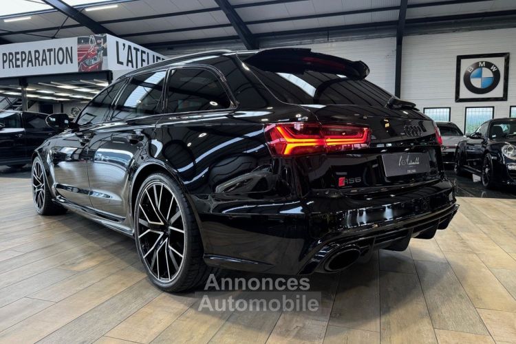 Audi RS6 AVANT PERMORMANCE V8 4.0 QUATTRO 605cv FULL BLACK CARBONE IMMAT FR MILLTEK + C - <small></small> 74.990 € <small>TTC</small> - #10