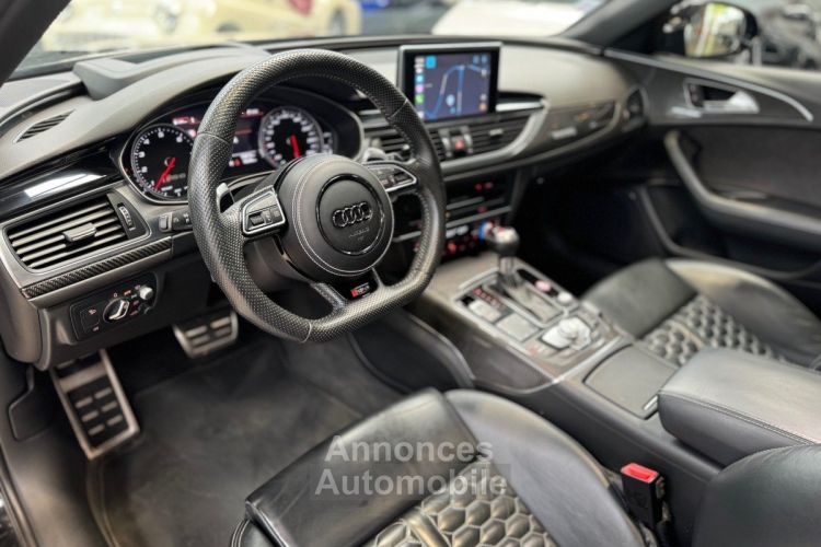 Audi RS6 AVANT PERMORMANCE V8 4.0 QUATTRO 605cv FULL BLACK CARBONE IMMAT FR MILLTEK + C - <small></small> 74.990 € <small>TTC</small> - #13