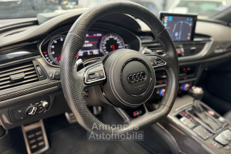 Audi RS6 AVANT PERMORMANCE V8 4.0 QUATTRO 605cv FULL BLACK CARBONE IMMAT FR MILLTEK + C - <small></small> 74.990 € <small>TTC</small> - #17