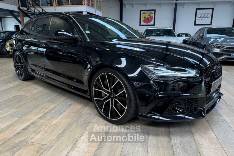 Audi RS6 AVANT PERMORMANCE V8 4.0 QUATTRO 605cv FULL BLACK CARBONE IMMAT FR MILLTEK + z - <small></small> 74.990 € <small>TTC</small> - #4