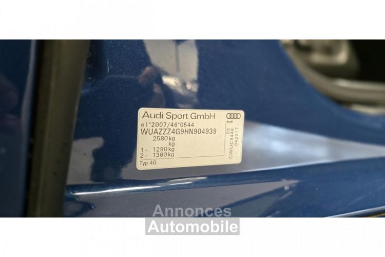 Audi RS6 AVANT QUATTRO 4.0i V8 TFSI 605 PERFORMANCE / AKRAPOVIC CERAMIQUE BOSE CARBONE - <small></small> 86.990 € <small>TTC</small> - #103