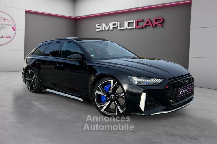 Audi RS6 C8 AVANT 25 RS ANNIVERSAIRE 600 CH 4,0 V8 TFSI * FRANCAISE * CERAMIQUES *SUIVI * TOIT OUVRANT* BO * CAM 360 * VOLANT + SIÈGES CHAUF - <small></small> 145.000 € <small>TTC</small> - #1