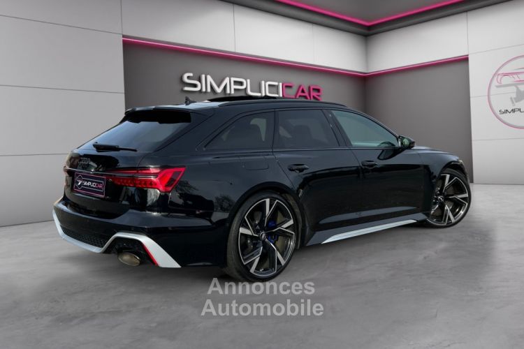 Audi RS6 C8 AVANT 25 RS ANNIVERSAIRE 600 CH 4,0 V8 TFSI * FRANCAISE * CERAMIQUES *SUIVI * TOIT OUVRANT* BO * CAM 360 * VOLANT + SIÈGES CHAUF - <small></small> 145.000 € <small>TTC</small> - #3