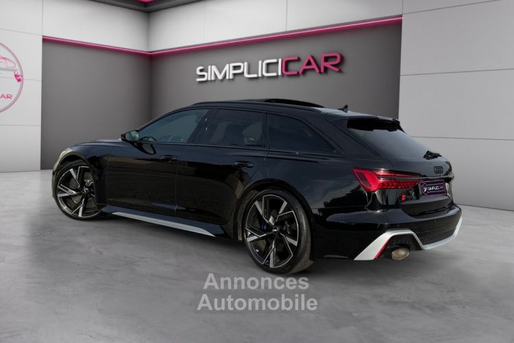 Audi RS6 C8 AVANT 25 RS ANNIVERSAIRE 600 CH 4,0 V8 TFSI * FRANCAISE * CERAMIQUES *SUIVI * TOIT OUVRANT* BO * CAM 360 * VOLANT + SIÈGES CHAUF - <small></small> 145.000 € <small>TTC</small> - #7