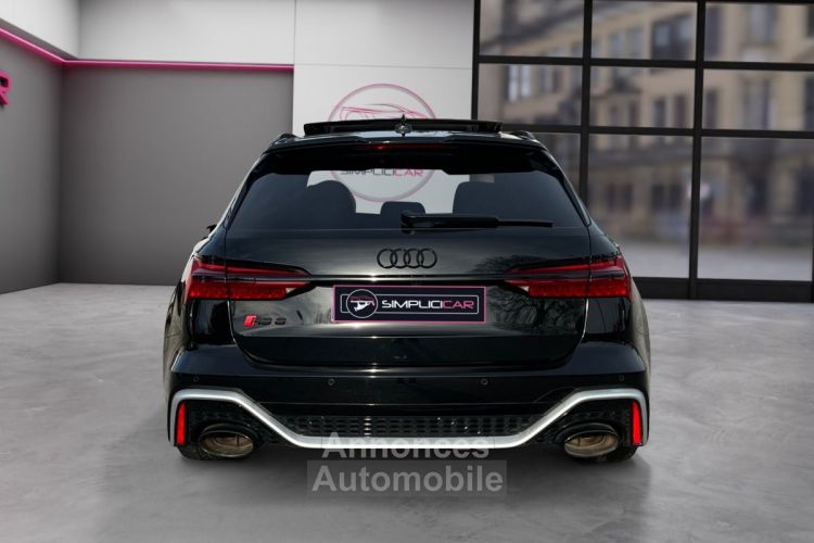 Audi RS6 C8 AVANT 25 RS ANNIVERSAIRE 600 CH 4,0 V8 TFSI * FRANCAISE * CERAMIQUES *SUIVI * TOIT OUVRANT* BO * CAM 360 * VOLANT + SIÈGES CHAUF - <small></small> 145.000 € <small>TTC</small> - #8