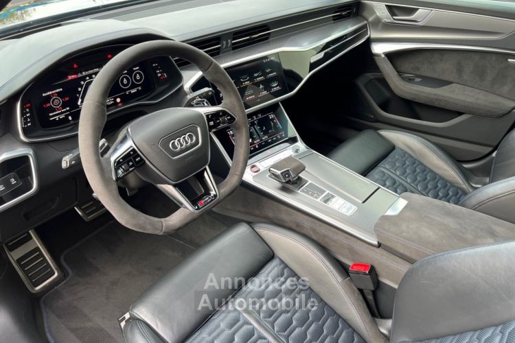 Audi RS6 C8 AVANT 25 RS ANNIVERSAIRE 600 CH 4,0 V8 TFSI * FRANCAISE * CERAMIQUES *SUIVI * TOIT OUVRANT* BO * CAM 360 * VOLANT + SIÈGES CHAUF - <small></small> 145.000 € <small>TTC</small> - #12