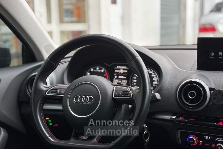 Audi S3 2.0L TFSI 300CH QUATTRO S-TRONIC CARPLAY CAMERA DE RECUL LIGNE COMPLETE ABT - <small></small> 28.490 € <small>TTC</small> - #18