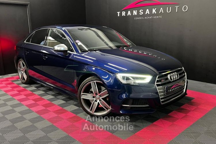 Audi S3 BERLINE 50 TFSI 300 S tronic 7 Quattro-BLEU NAVARRE SIEGES RS - <small></small> 32.490 € <small>TTC</small> - #1