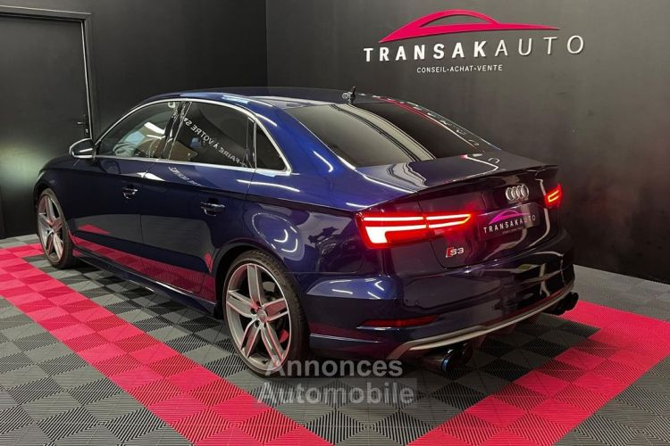 Audi S3 BERLINE 50 TFSI 300 S tronic 7 Quattro-BLEU NAVARRE SIEGES RS - <small></small> 32.490 € <small>TTC</small> - #3