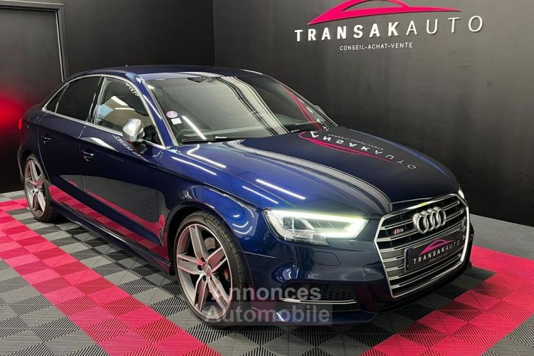 Audi S3 BERLINE 50 TFSI 300 S tronic 7 Quattro-BLEU NAVARRE SIEGES RS - <small></small> 32.490 € <small>TTC</small> - #6