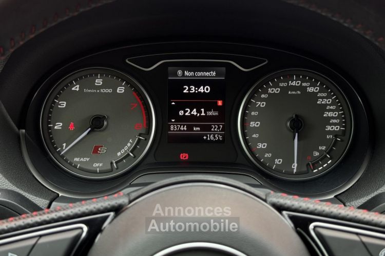 Audi S3 Berline Quattro 2.0 TFSI 310 S-Line / Pack Cuir / Pack hiver / Full LED / Garantie 1an - <small></small> 28.990 € <small>TTC</small> - #21