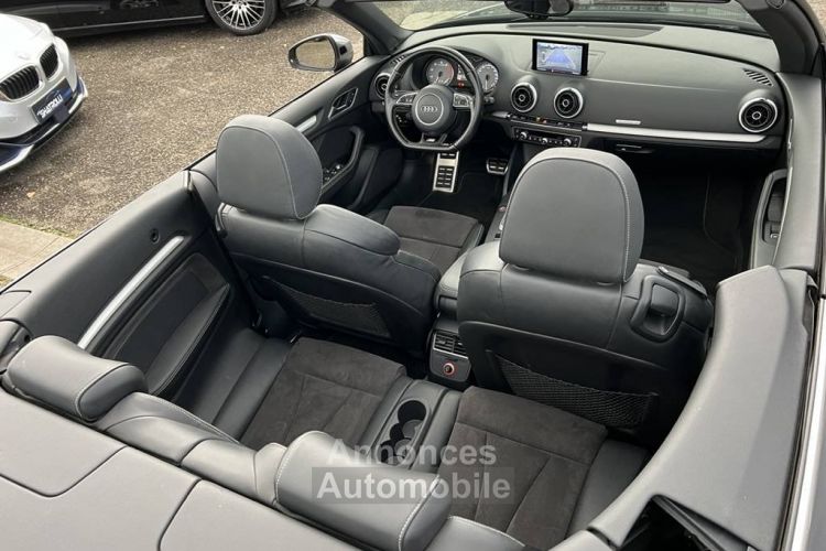 Audi S3 Cabriolet III 2.0 TFSi 300ch Quattro BVA Q-Tronic GPS Caméra Crit'air1 - <small></small> 24.990 € <small>TTC</small> - #28