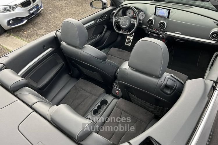 Audi S3 Cabriolet III 2.0 TFSi 300ch Quattro BVA Q-Tronic GPS Caméra Crit'air1 - <small></small> 24.990 € <small>TTC</small> - #32