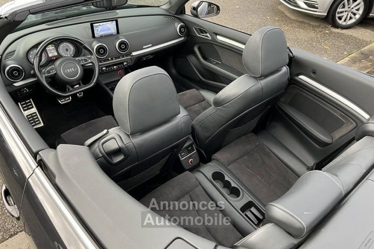 Audi S3 Cabriolet III 2.0 TFSI 300ch Quattro S tronic 6 GPS Caméra Crit'air 1 - <small></small> 23.900 € <small>TTC</small> - #30