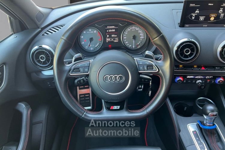 Audi S3 SPORTBACK 2.0 TFSI 300 Quattro S-Tronic 6 SUIVI COMPLET MATRIX LEDS ACC INTERIEUR EXCLUSIF GARANTIE - <small></small> 30.990 € <small>TTC</small> - #13