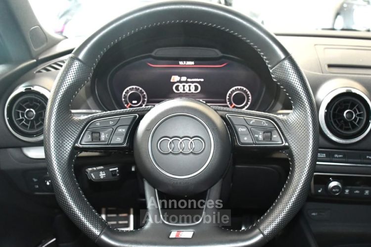 Audi S3 Sportback 2.0 TFSI 300 Quattro S-Tronic GPS Magnétic Ride Bang Olufsen ACC Lane Pré Sense LED JA 19 - <small></small> 36.990 € <small>TTC</small> - #21