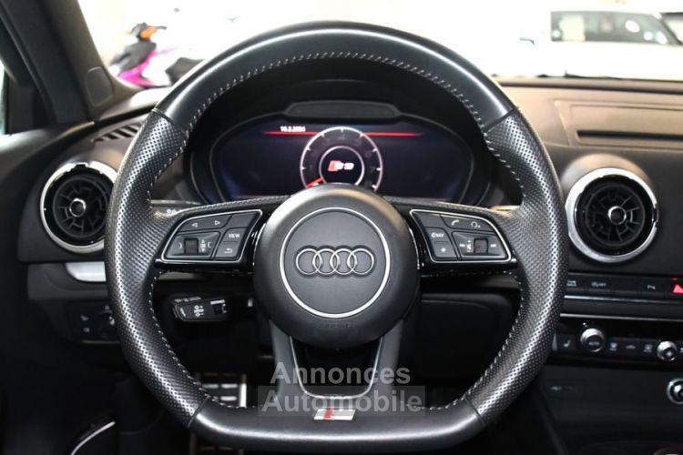 Audi S3 Sportback 2.0 TFSI 300 S-Tronic Quattro GPS Virtual Bang Olufsen Pré sense Keyless ACC Smartphone JA 19 - <small></small> 36.990 € <small>TTC</small> - #21