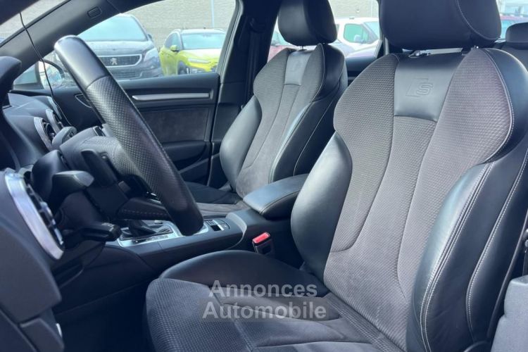 Audi S3 SPORTBACK 2.0 TFSI 310CH BLACK EDITION QUATTRO S-TRONIC ORIGINE FRANCE + APPLE CARPLAY - <small></small> 33.950 € <small>TTC</small> - #11