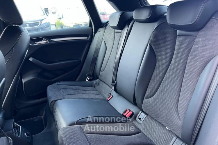 Audi S3 SPORTBACK 2.0 TFSI 310CH BLACK EDITION QUATTRO S-TRONIC ORIGINE FRANCE + APPLE CARPLAY - <small></small> 33.950 € <small>TTC</small> - #12