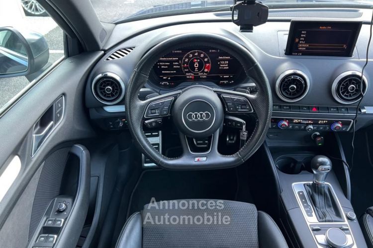 Audi S3 SPORTBACK 2.0 TFSI 310CH BLACK EDITION QUATTRO S-TRONIC ORIGINE FRANCE + APPLE CARPLAY - <small></small> 33.950 € <small>TTC</small> - #17